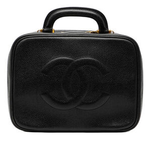Pre-Loved Chanel CC Caviar Vanity Case